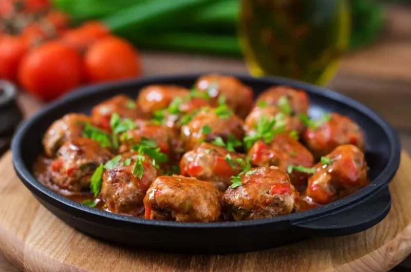 Smoked BBQ Meatballs