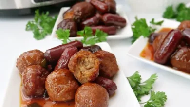 Crockpot Meatballs and Little Smokies