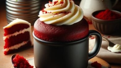 Red Velvet Mug Cake Recipe