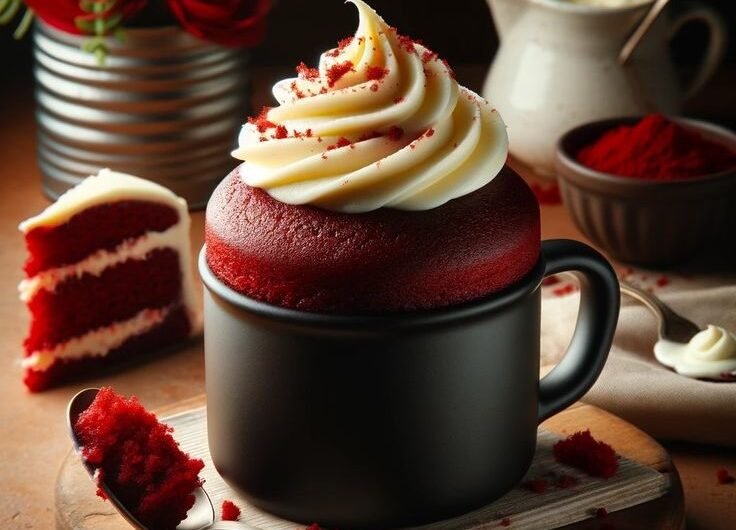 Red Velvet Mug Cake Recipe