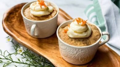 Carrot Mug Cake Recipe